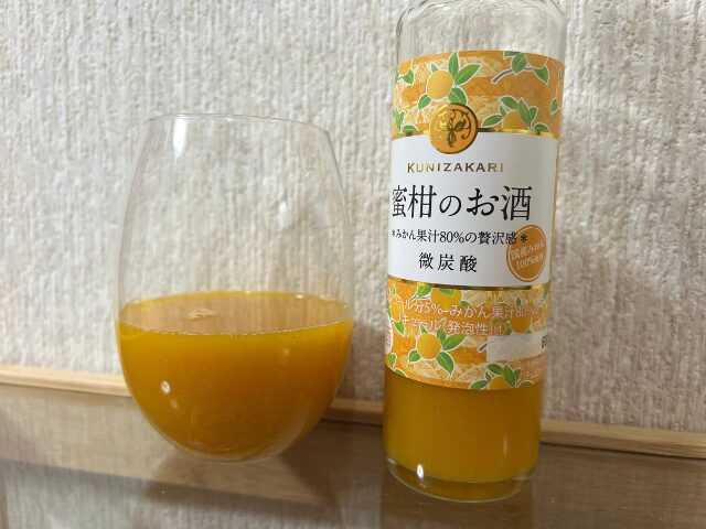 セブンイレブンで買える「蜜柑のお酒　微炭酸」